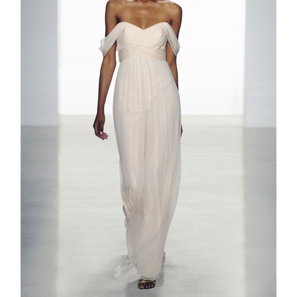 Amsale Silk Chiffon Dress ‘G851C’ - Picture 5 of 5